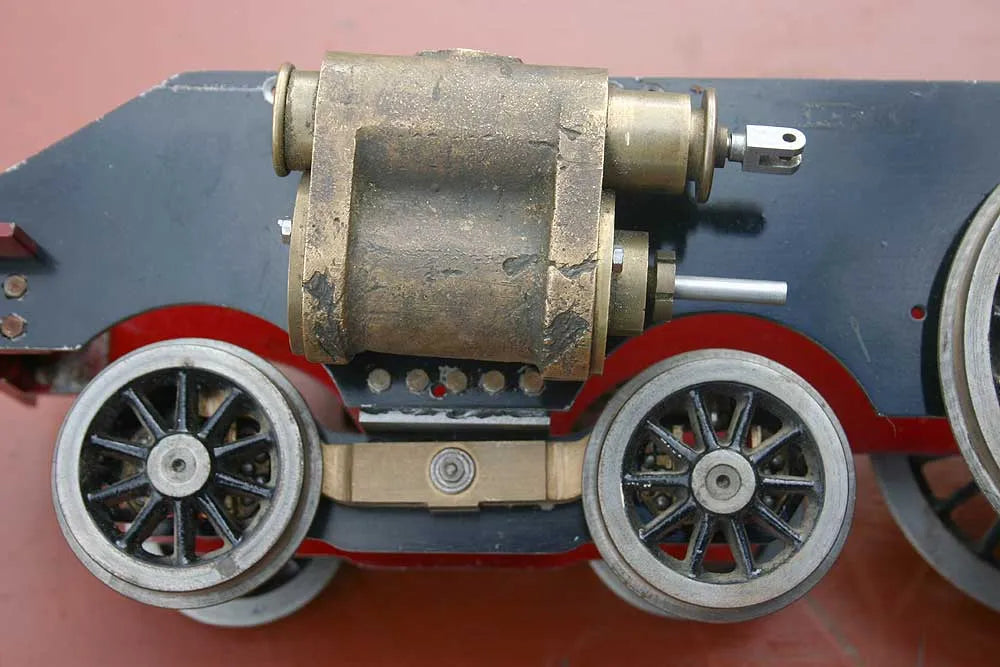 3 1/2 inch gauge "Doris" Black 5 chassis with cylinders