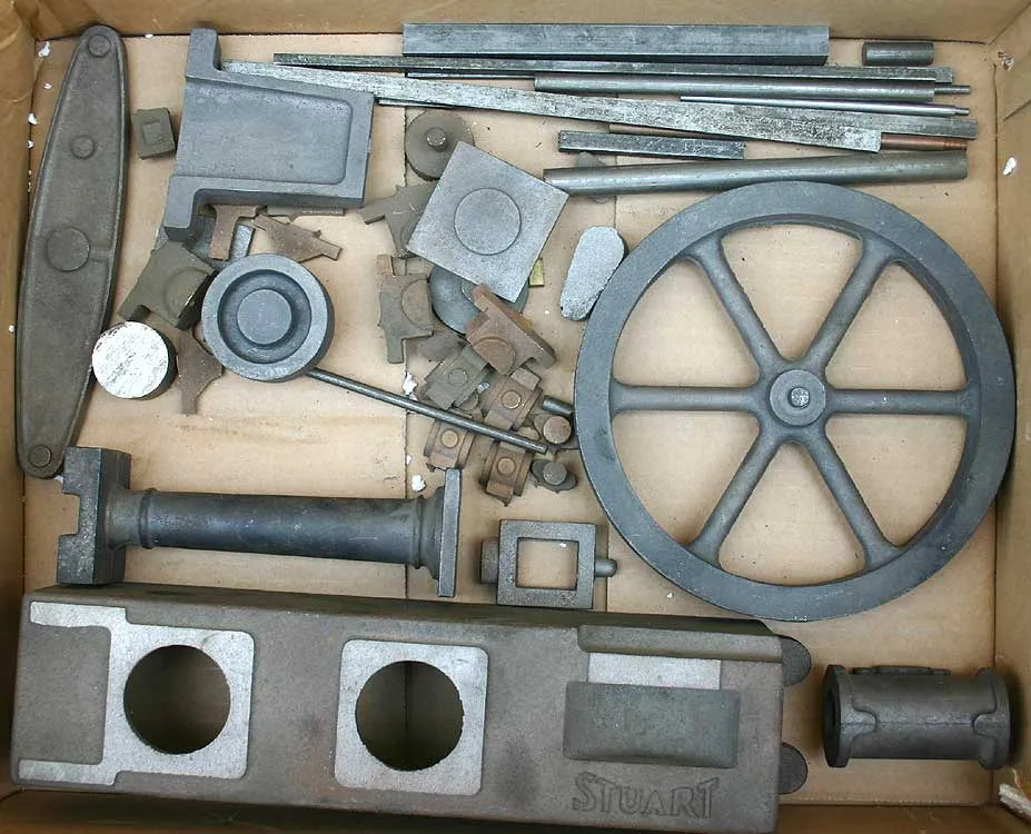 Set Stuart beam engine castings