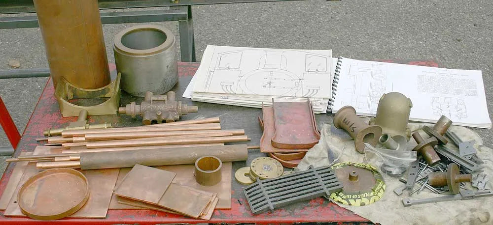 Part-built 5 inch gauge "Simplex"