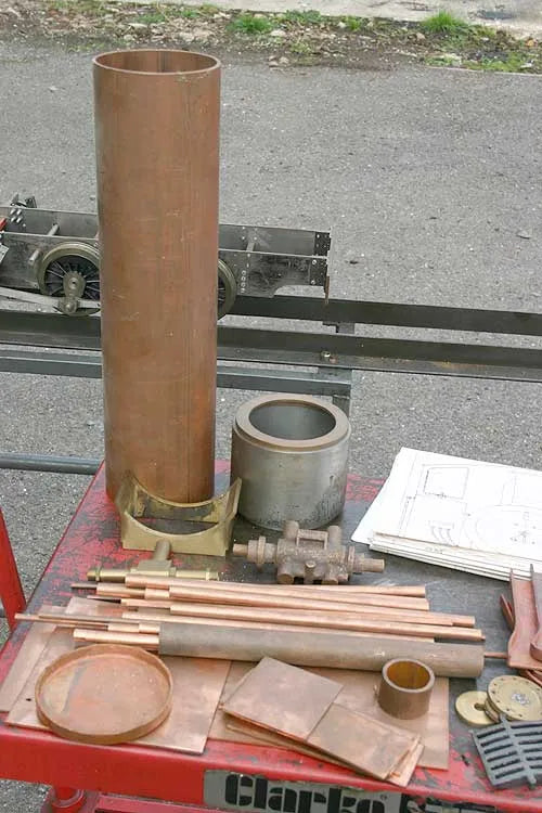 Part-built 5 inch gauge "Simplex"