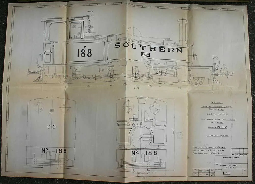 Part-built 5 inch gauge Manning-Wardle 2-6-2