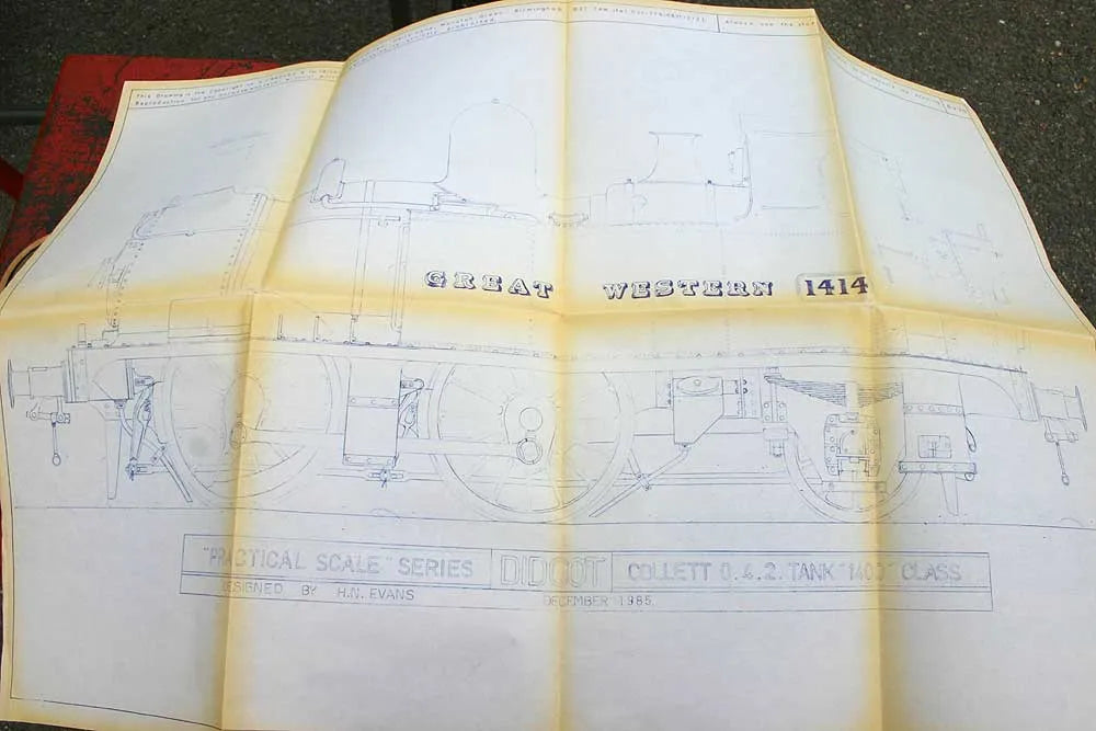 Set 5 inch gauge "Didcot" 14xx castings