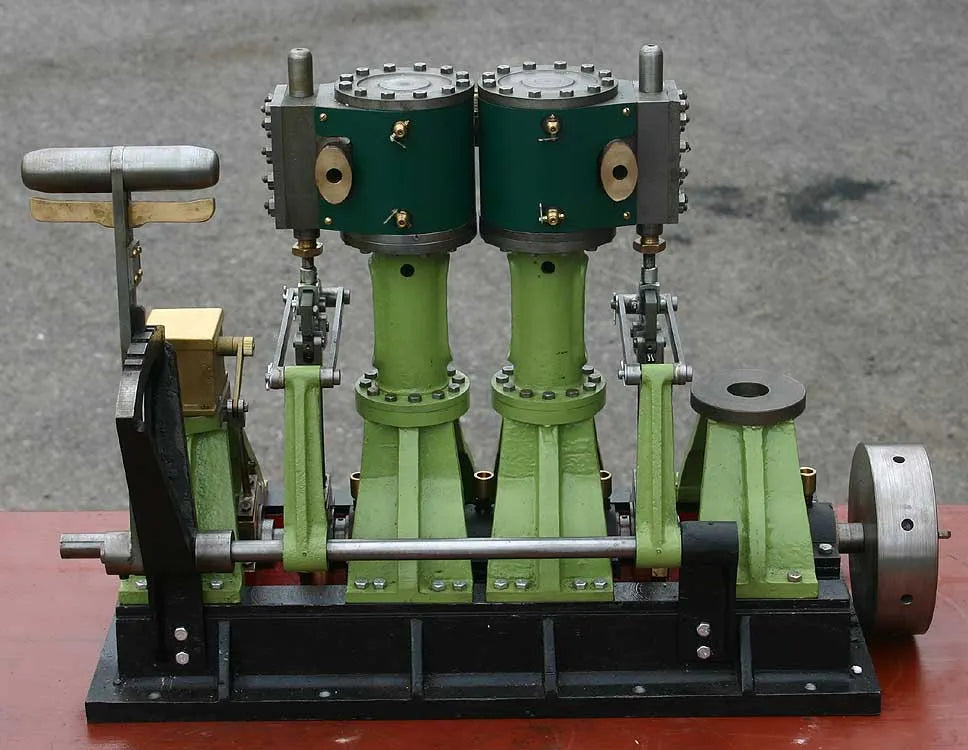Swan twin cyinder vertical egine