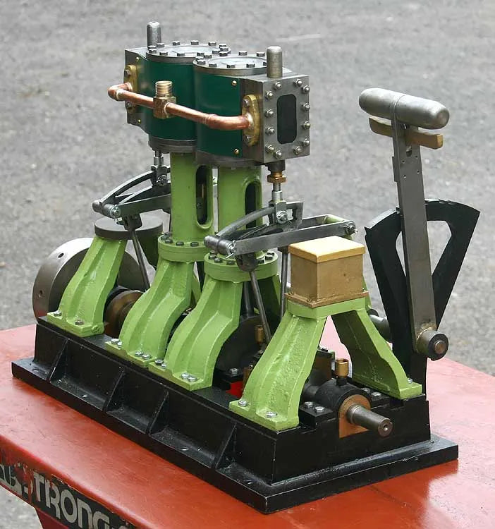 Swan twin cyinder vertical egine