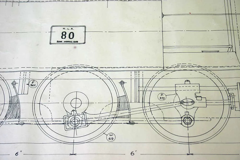 Set Clarkson NLR Class 75 castings