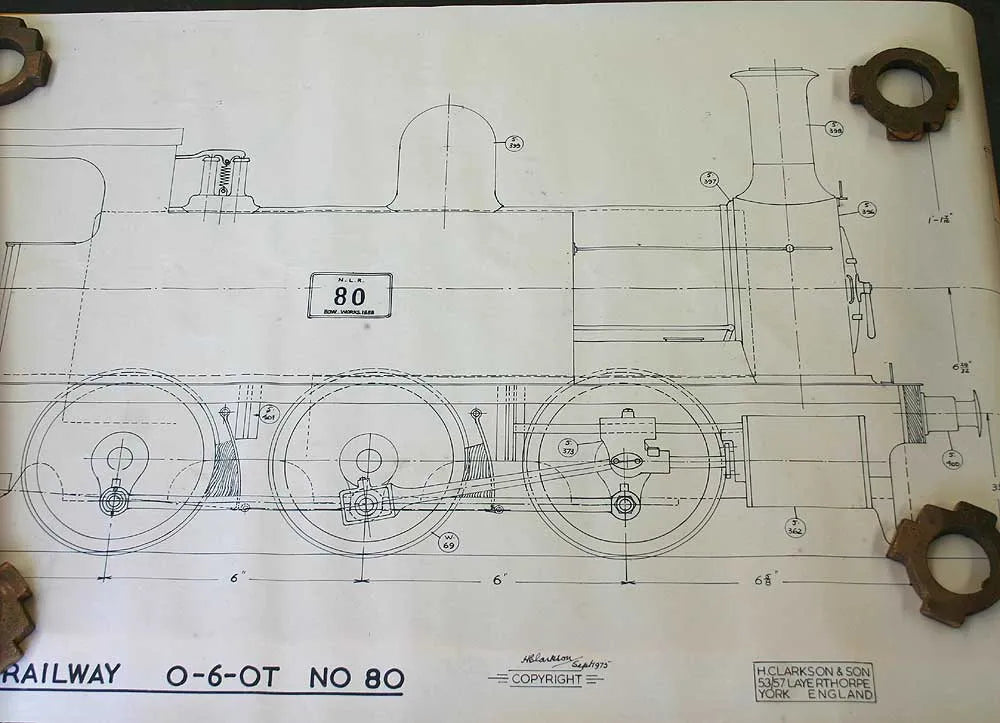 Set Clarkson NLR Class 75 castings