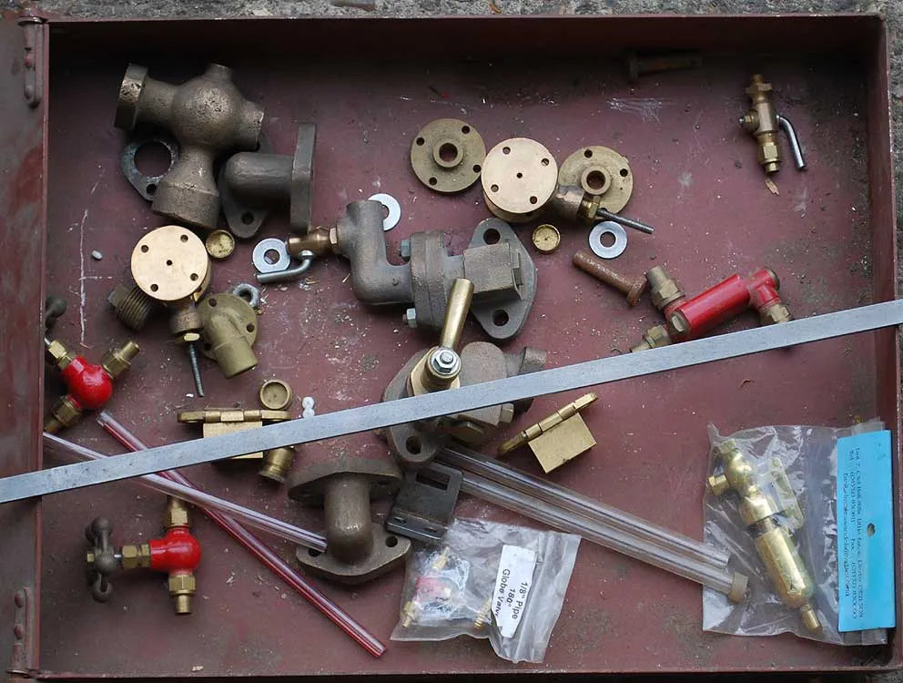 Part-built 4 inch scale Foster traction engine