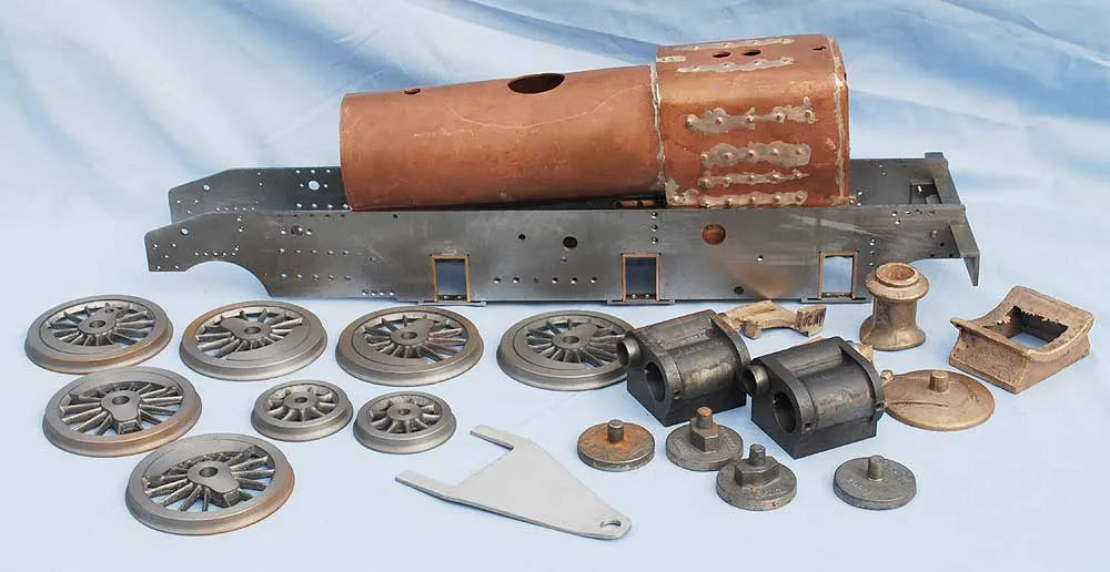 part-built 3 1/2 inch gauge Ivatt Mogul
