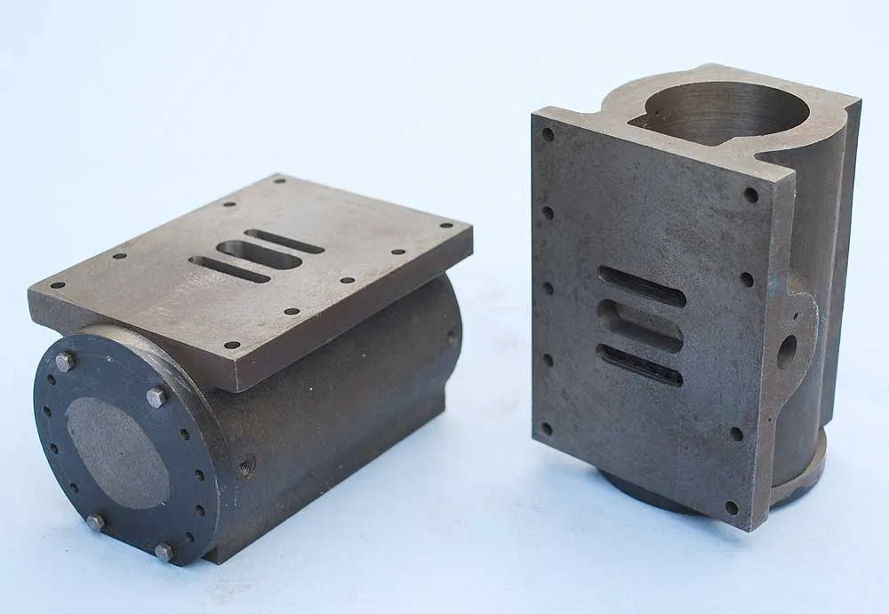 Pair machined 7 1/4 inch gauge inside cylinders
