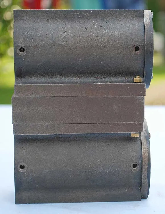 Pair machined 7 1/4 inch gauge inside cylinders