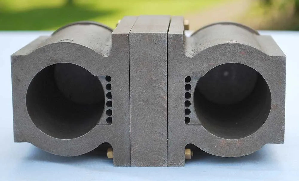 Pair machined 7 1/4 inch gauge inside cylinders