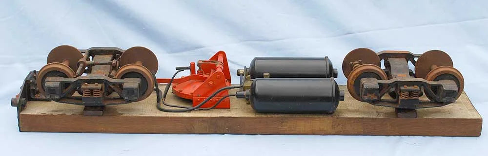 3 1/2 inch gauge vacuum braked driving truck