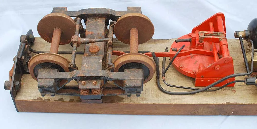 3 1/2 inch gauge vacuum braked driving truck