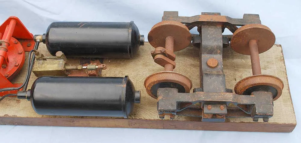 3 1/2 inch gauge vacuum braked driving truck