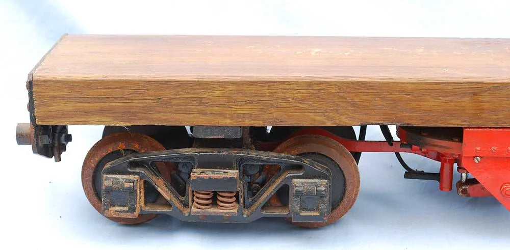 3 1/2 inch gauge vacuum braked driving truck