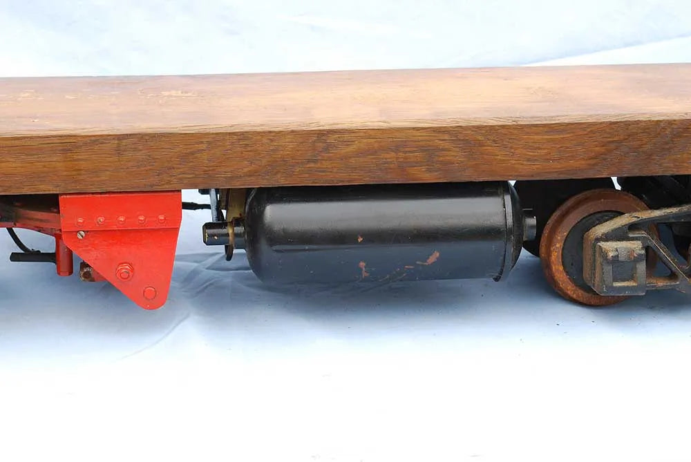 3 1/2 inch gauge vacuum braked driving truck