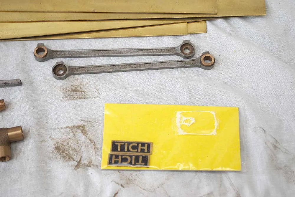 3 1/2 inch gauge part-built "Tich" with professional boiler