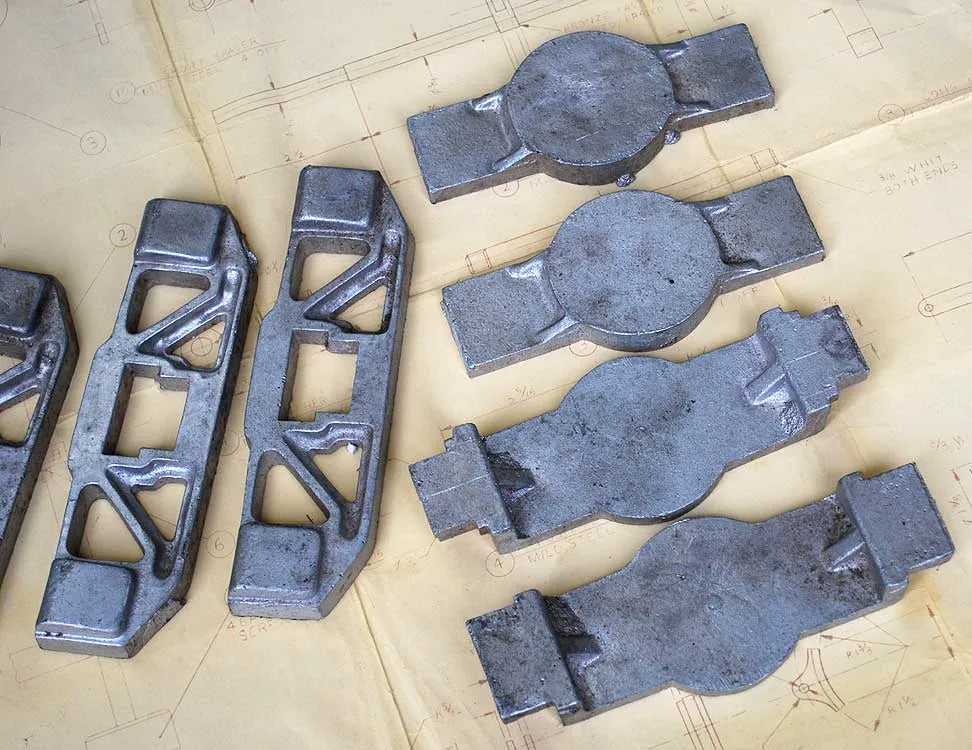 Set 5 inch gauge bogie castings