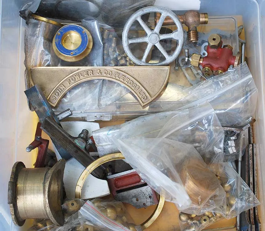 2 inch scale part-built Fowler "Princess" Showmans engine