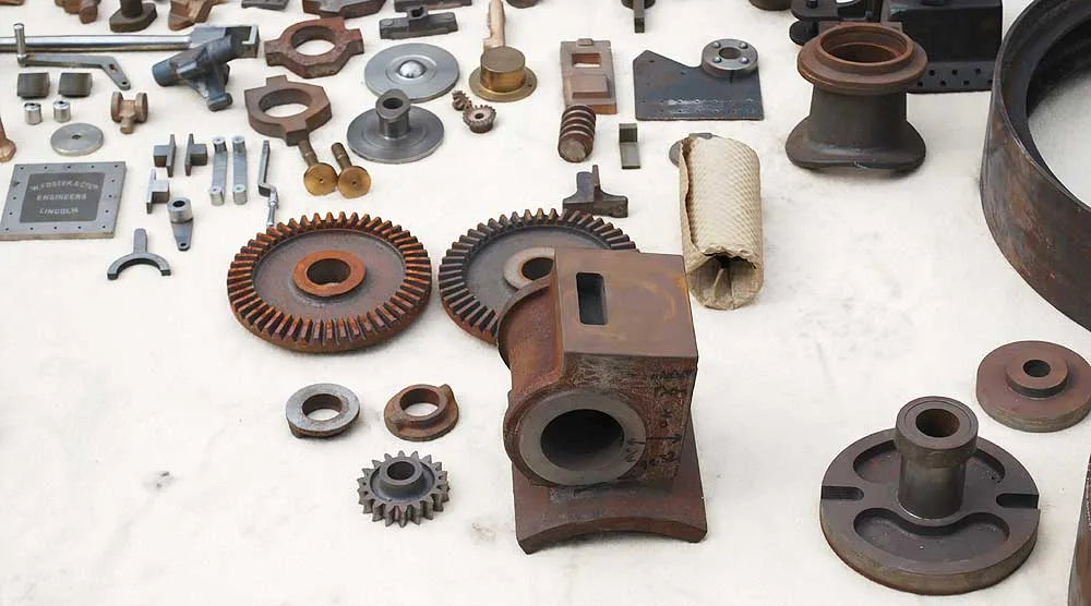 4 inch scale Foster parts, boiler & castings