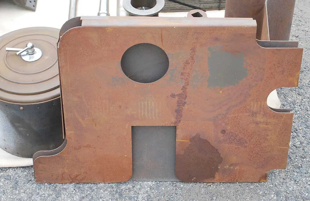 4 inch scale Foster parts, boiler & castings