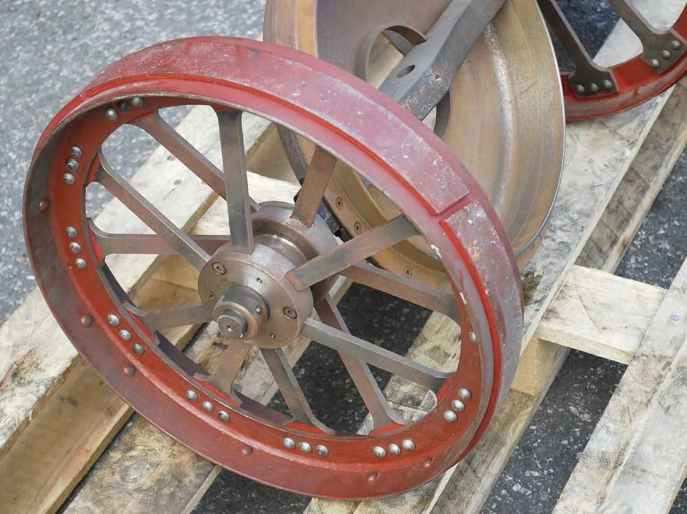 4 inch scale Foster parts, boiler & castings
