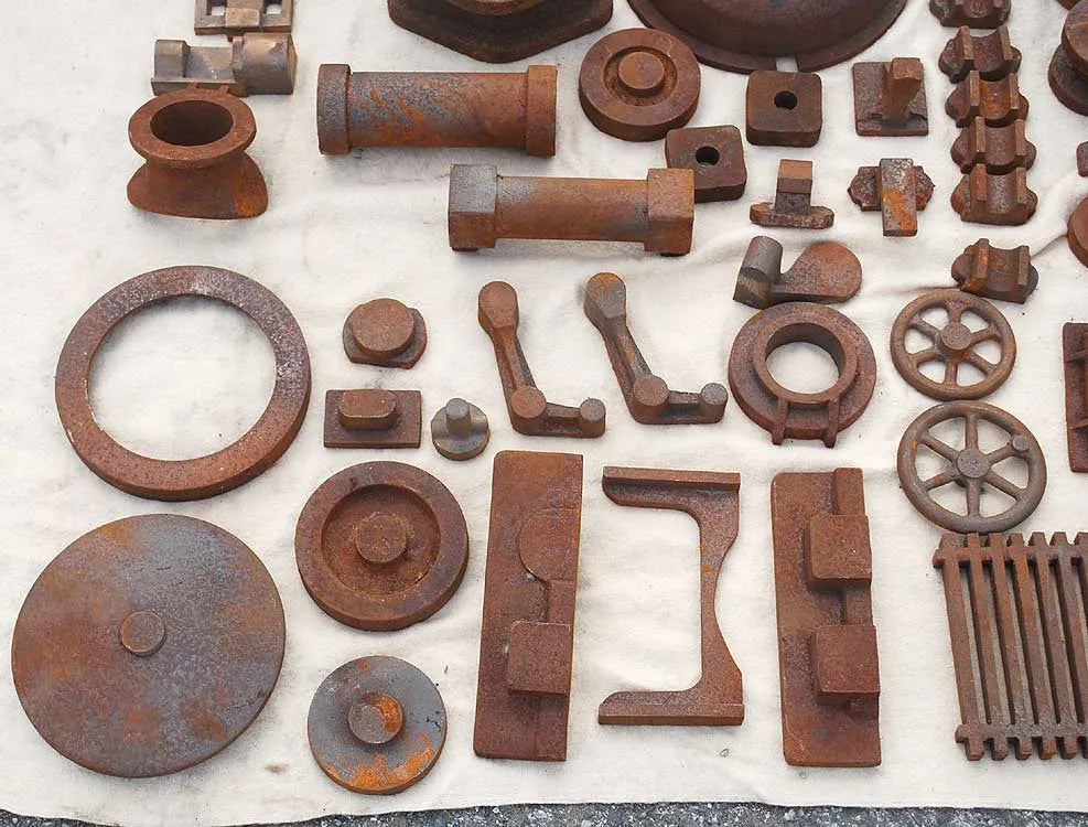 3 inch scale Fowler parts, boiler & castings