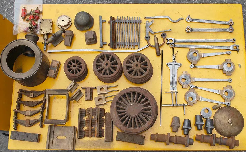 Parts for 3 1/2 inch gauge "Maisie"