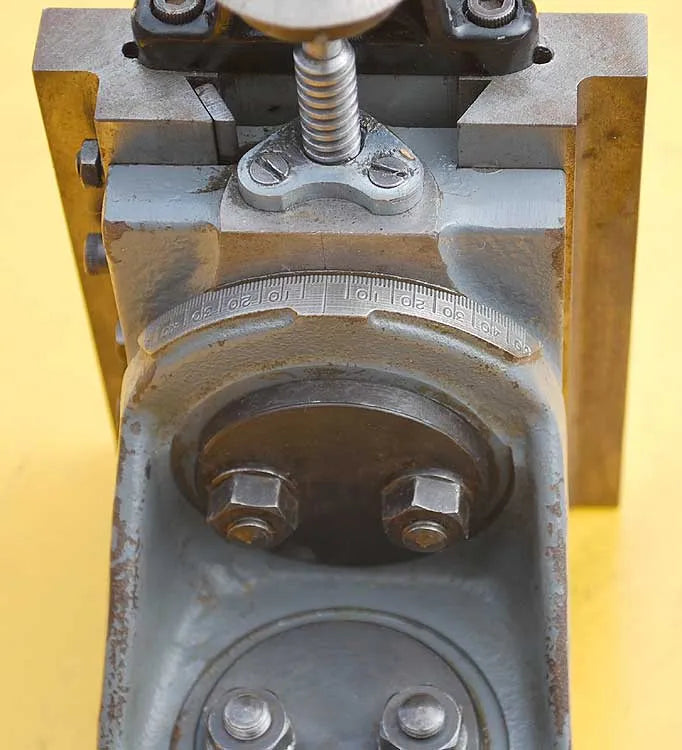 Myford swivelling vertical slide