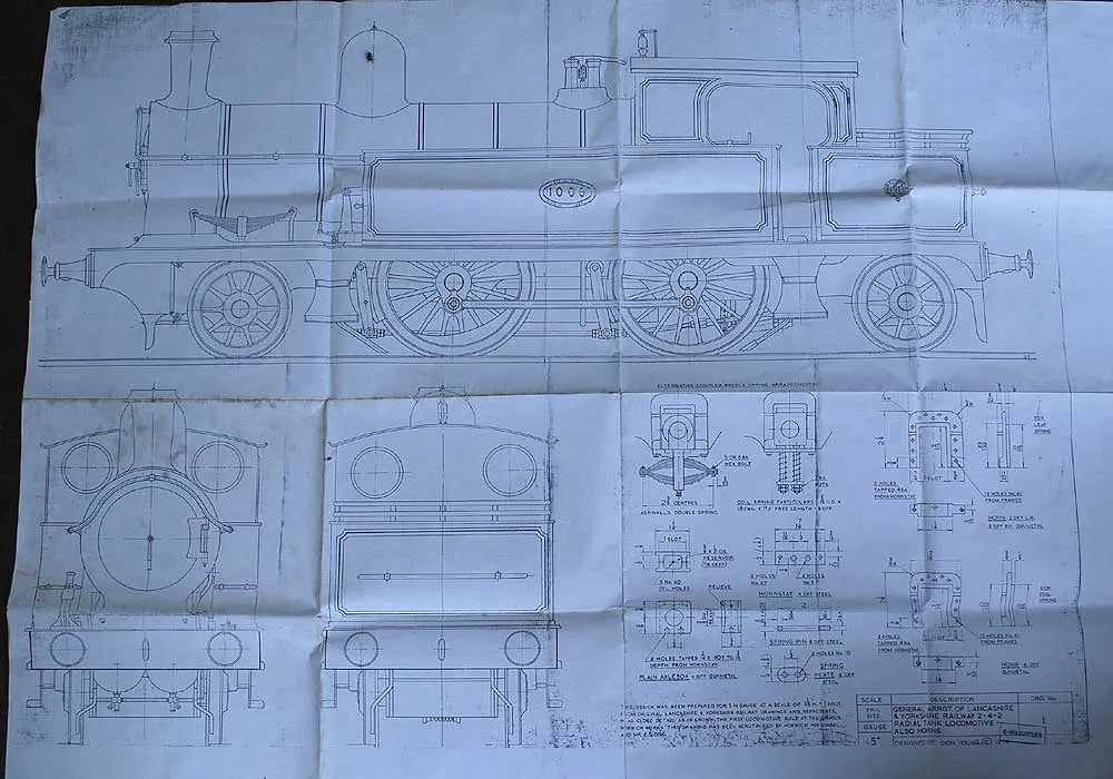 part-built Don Young 5G L&Y 2-4-2T