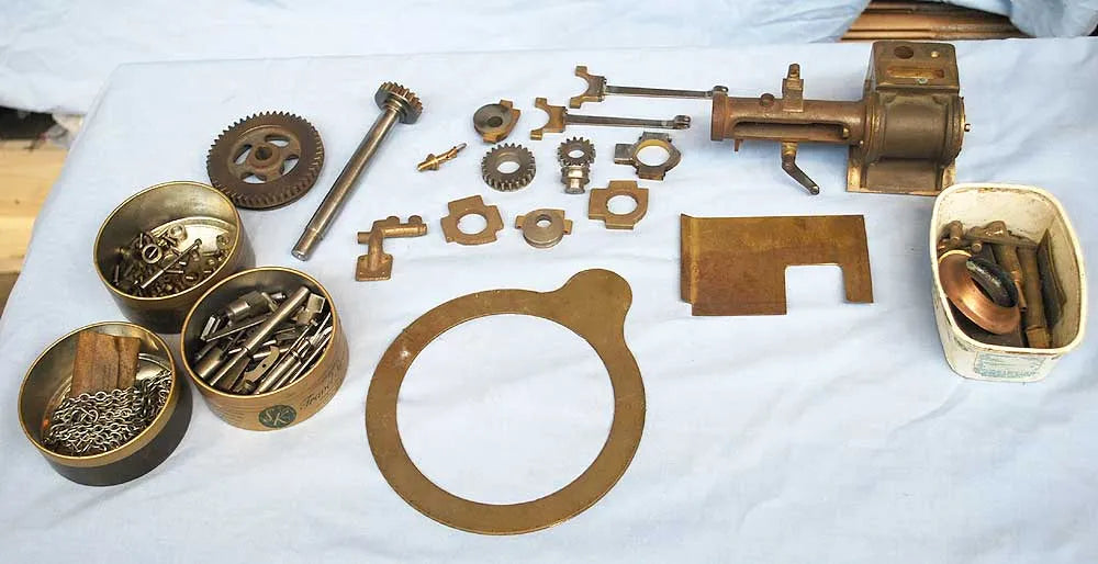 part-built 1 1/2 inch scale Allchin traction engine