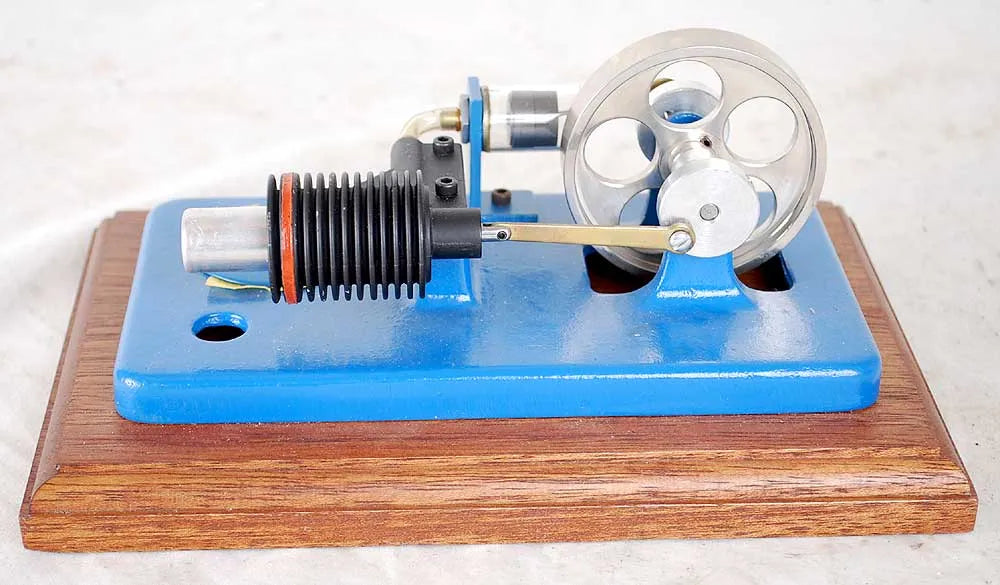 "Glassworks" hot air engine, glass cylinder, missing displacer