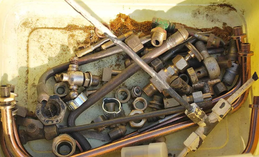 Dismantled 5 inch gauge 0-4-4T "Silver Belle"