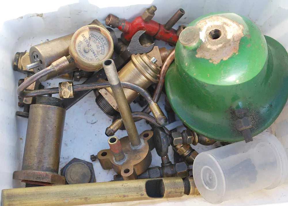 Dismantled 5 inch gauge 0-4-4T "Silver Belle"