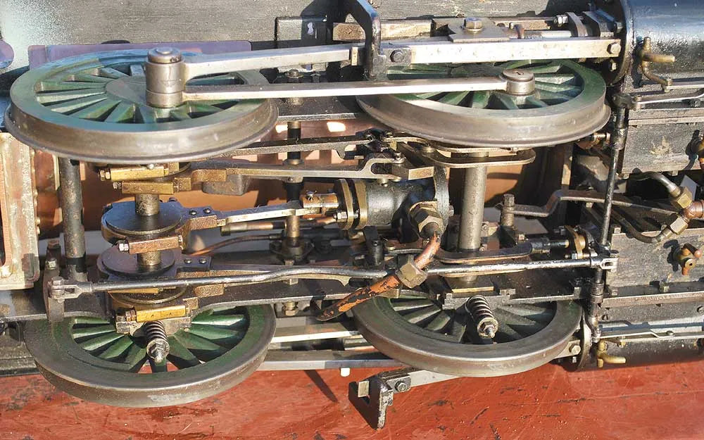 Dismantled 5 inch gauge 0-4-4T "Silver Belle"