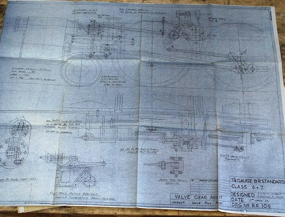 Part-built 7 1/4 inch gauge "Britannia"