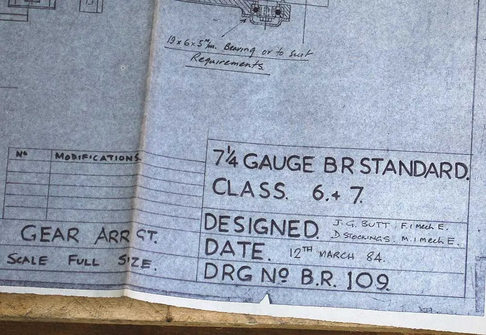 Part-built 7 1/4 inch gauge "Britannia"