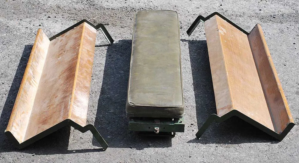5 inch gauge raised level bogie passenger trolley