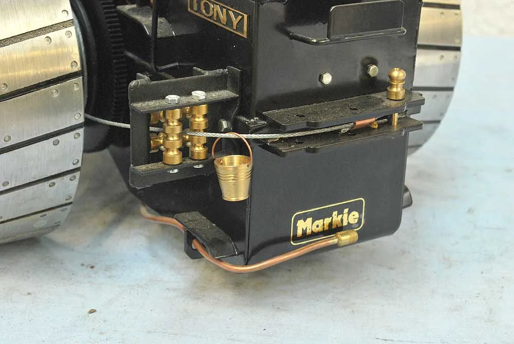 Markie ploughing engine gas-fired