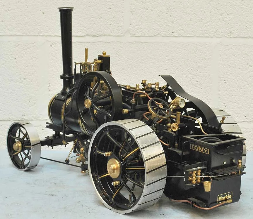 Markie ploughing engine gas-fired