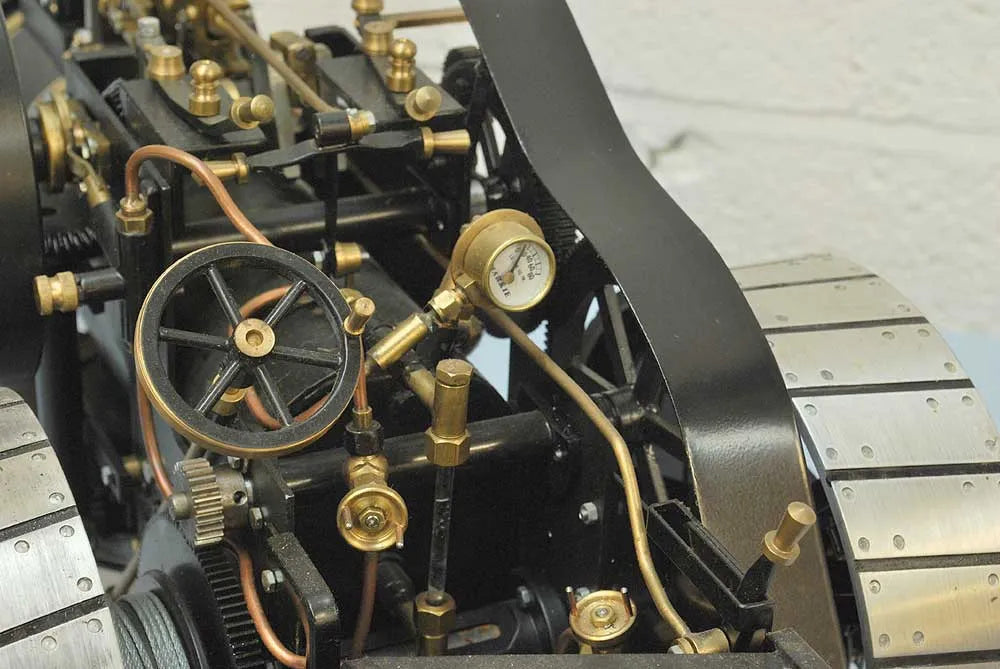 Markie ploughing engine gas-fired
