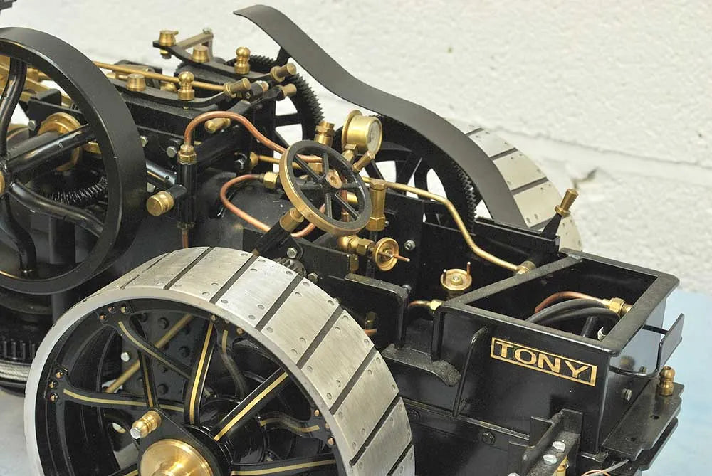Markie ploughing engine gas-fired