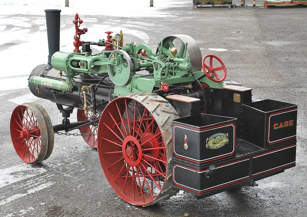 4 inch scale Case 45hp traction engine