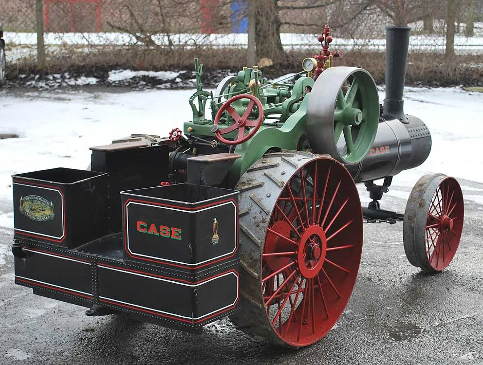 4 inch scale Case 45hp traction engine