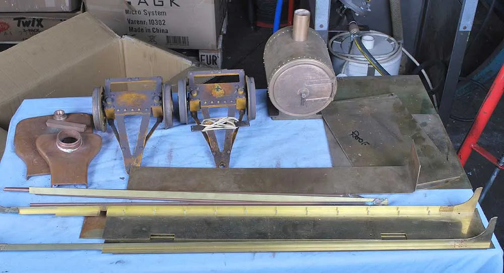 part-built 5 inch gauge GWR 45xx