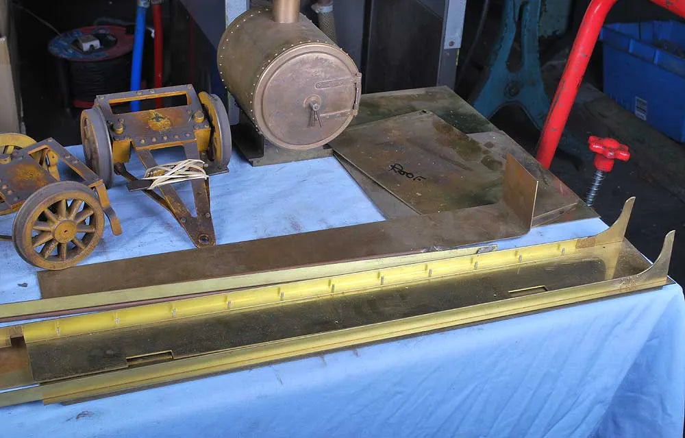 part-built 5 inch gauge GWR 45xx