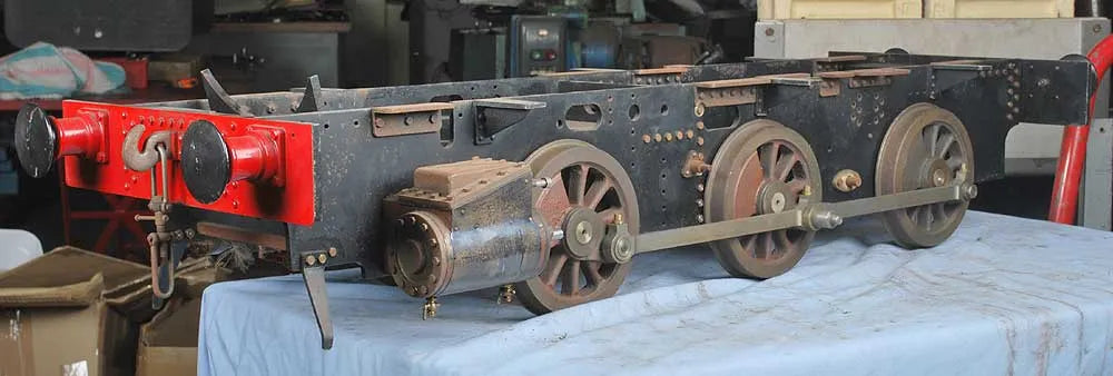 part-built 7 1/4 inch gauge "Jessie" with boiler