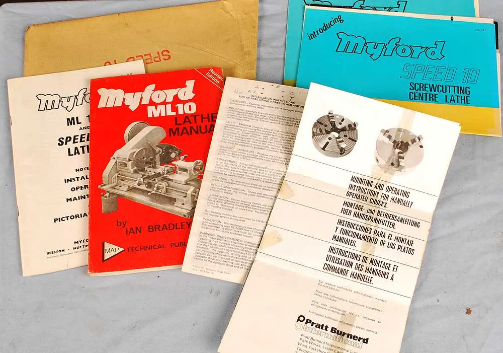 Myford Speed 10 lathe