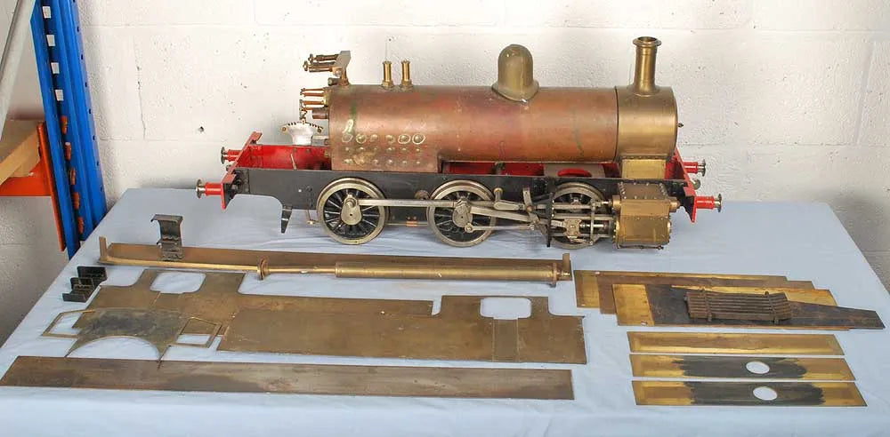 5 inch gauge part-built Simplex