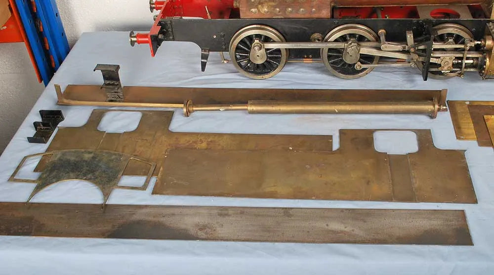 5 inch gauge part-built Simplex